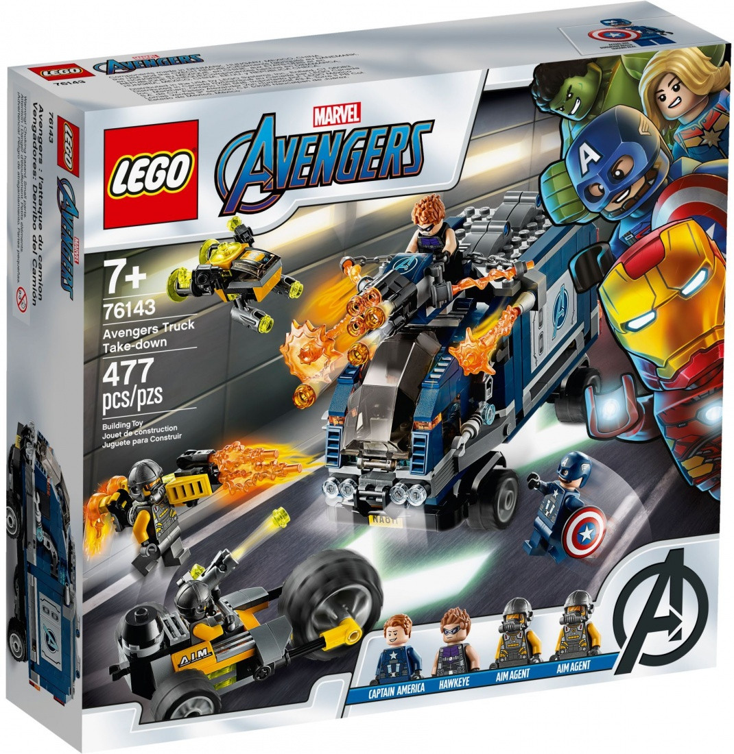 76143 Lego Super Heroes Мстители: Нападение на грузовик, Лего Супергерои Marvel