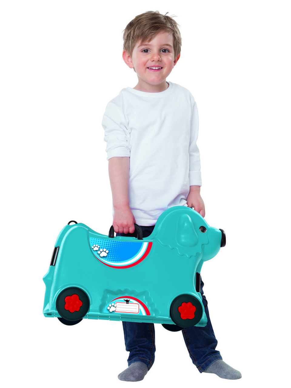 Детский чемодан на колесиках Big синий Германия