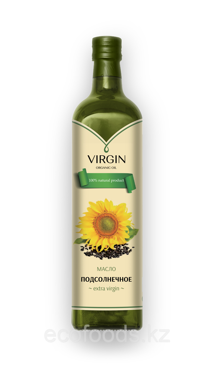 Virgin Organic Oil масло подсолнечное холодного отжима - фото 1 - id-p72144265
