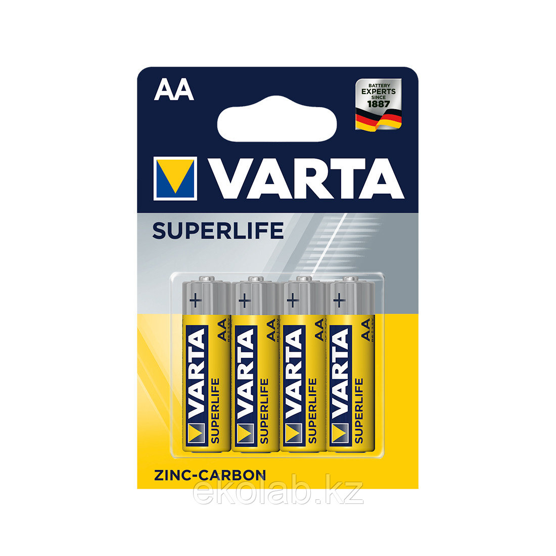 Батарейка VARTA Superlife Mignon (Super Heavy Duty) 1.5V - R6P/AA (4 шт) - фото 2 - id-p72206541