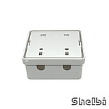 Shelbi Настенная пластиковая коробка 2-портовая, для модулей, фото 4