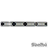 Shelbi 1U патч-панель кат.5Е UTP, 24 порта, с полями для надписи, фото 2