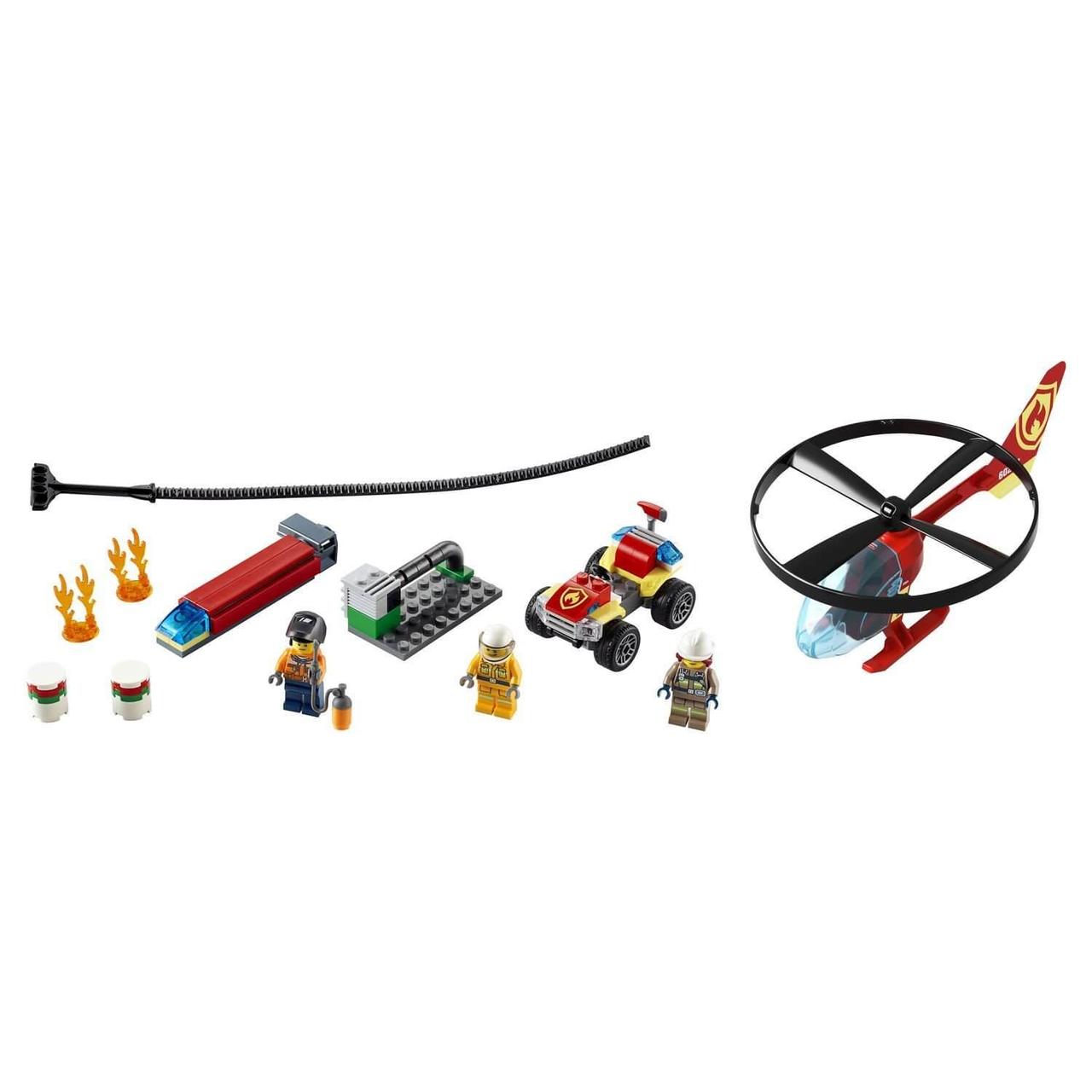 Lego City Игрушка Город Пожарный спасательный вертолёт