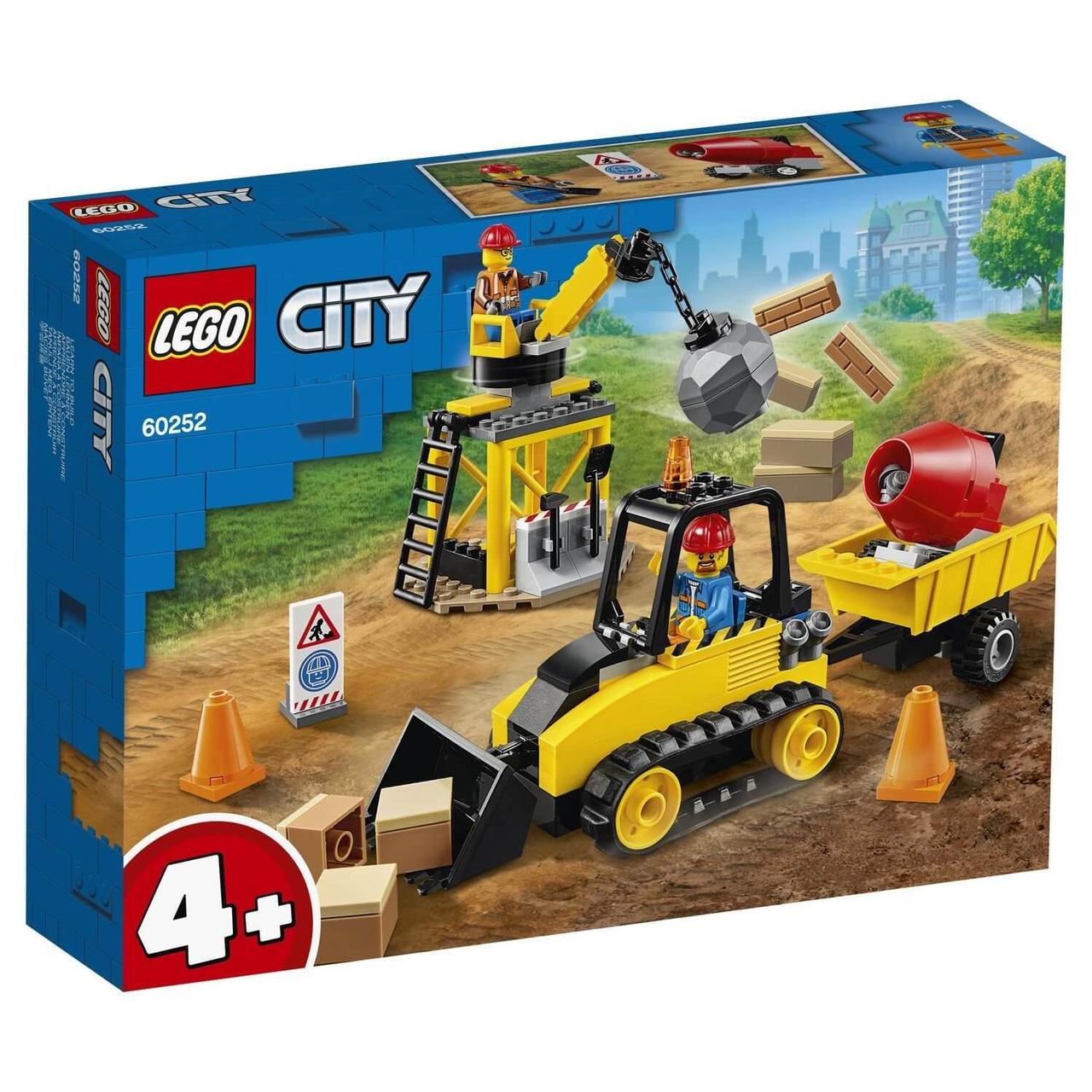 Lego City Игрушка Город Great Vehicles Строительный бульдозер