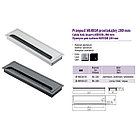 Пропуск для кабеля Merida 80х280, черный, фото 3