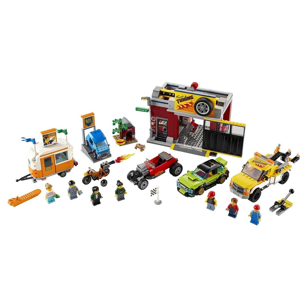Lego City Игрушка Город Turbo Wheels Тюнинг-мастерская