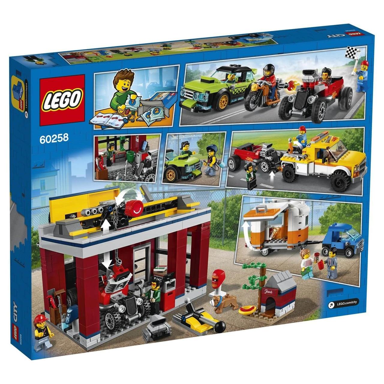Lego City Игрушка Город Turbo Wheels Тюнинг-мастерская