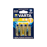 Батарейка VARTA Longlife Micro 1.5V - LR03/ AAA (4 шт)