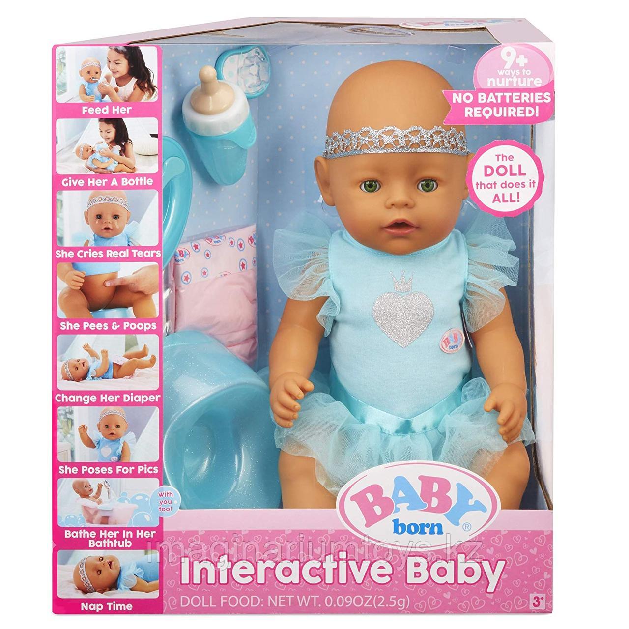 Бэби Борн кукла интерактивная 43 см Baby Born оригинал