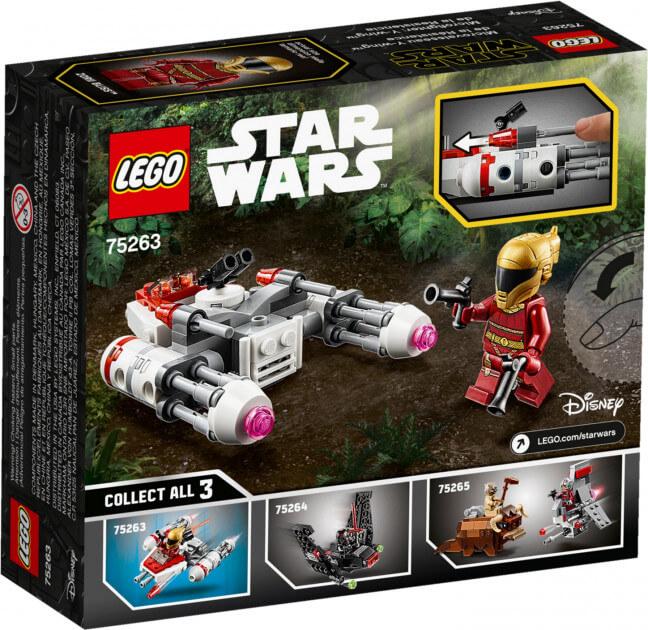 Lego Игрушка Звездные войны Микрофайтеры: Истребитель Сопротивления типа Y
