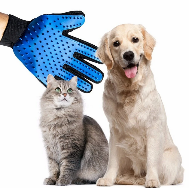 True Touch Перчатка для вычесывания шерсти