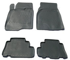 Коврики в салон Chevrolet Captiva (06-) серые (полимерные) 