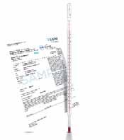 Высокоточный термометр, калиброванный, закрытая форма Ludwig Schneider