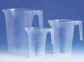 Градуированные стаканы VITLAB, полипропилен, синяя градуировка