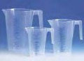 Градуированные стаканы VITLAB, полипропилен, синяя градуировка
