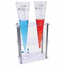 Стойки для конусов Imhoff, ПММА/сталь ISOLAB, фото 1