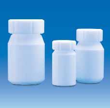 Бутылки с широкой горловиной и резьбой, PTFE VITLAB, фото 1