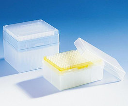 Наконечники для пипеток VITLAB, в низкой упаковке, нестиральные, 0,5-20 мкл, PP
