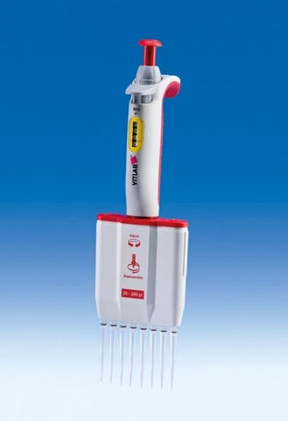 Пипет-дозатор многоканальный VITLAB micropipette -8, 5-50 мкл, фото 2