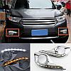 Дневные ходовые огни (ДХО) на Тойота Хайландер 2010-2013 г. Toyota Highlander 2010-2013 DRL, фото 3
