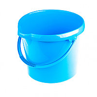 Ведро пластмассовое круглое 12 л, голубое Elfe