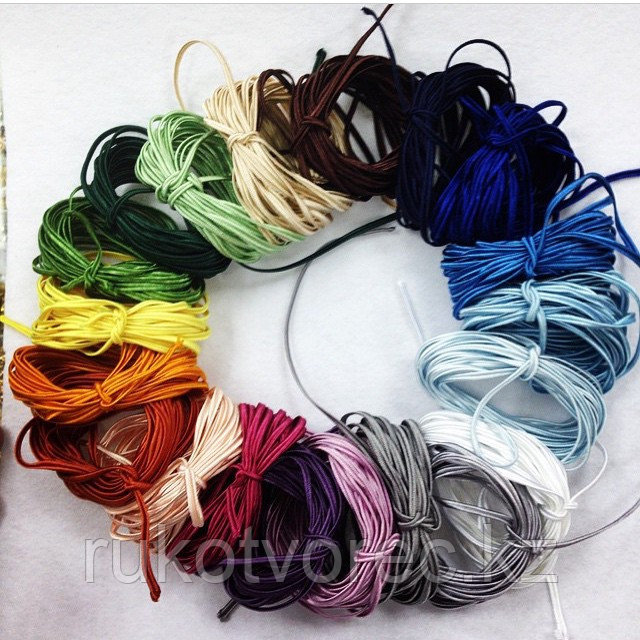 Сэт из сутажа-набор 24 цвета, фото 1