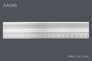 Плинтус потолочный с рисунком АА046 240х11,5х11,5 см (полиуретан)