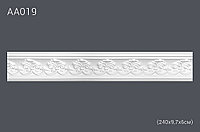 Плинтус потолочный с рисунком АА019 240х10х5,4 см (полиуретан)