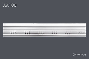 Плинтус потолочный с рисунком АА100 240*7,8*7 см (полиуретан)