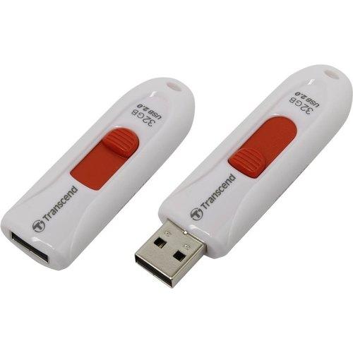 Transcend TS32GJF590W USB Флеш накопитель 32GB USB 2.0 цвет белый