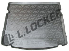 Коврик в багажник Chevrolet Cruze hatchback (12-) (полимерный) 