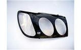 Защита фар /очки на Subaru Legecy/Субару Легаси 1998-2002 темные, фото 2