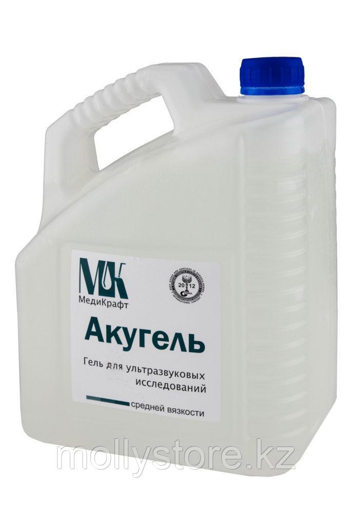 Гель для УЗИ «АКУГЕЛЬ» средней вязкости, бесцветный, 5 кг
