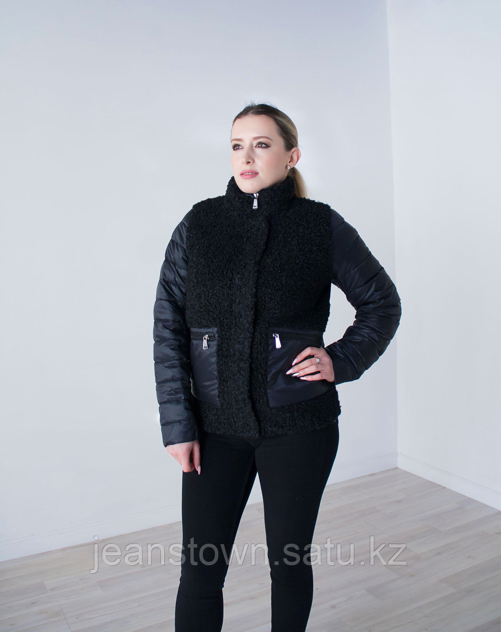 Куртка женская демисезонная Evacana черная