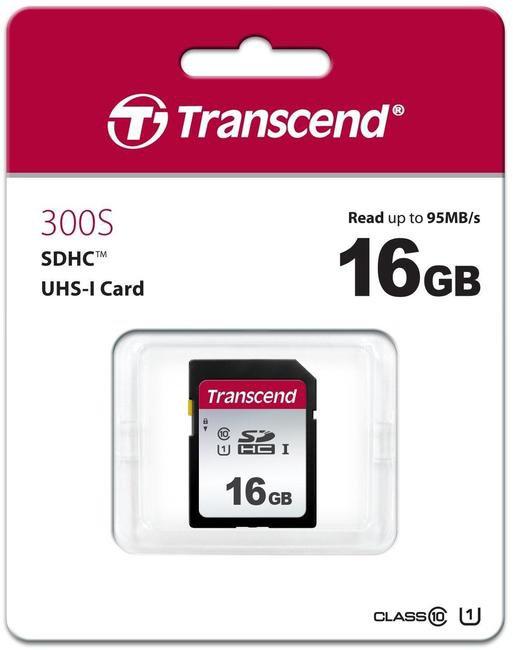 Transcend TS16GSDC300S Карта памяти SD 16GB Class 10 U1