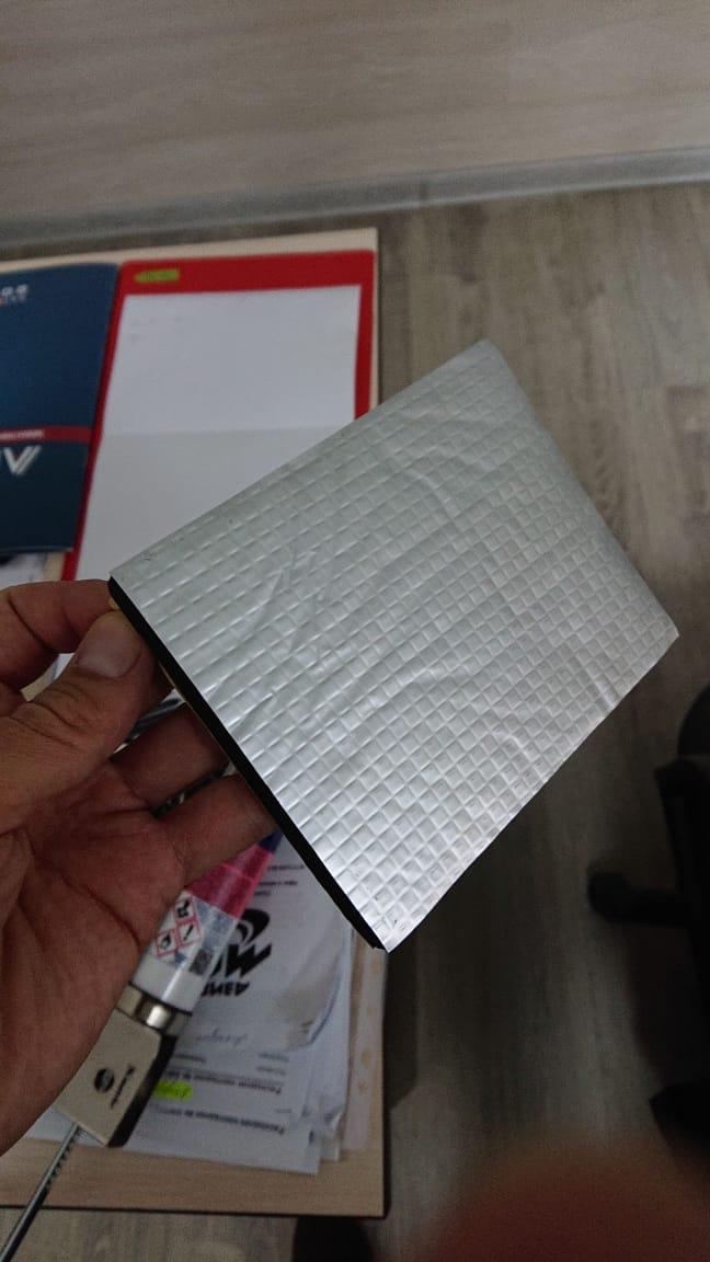 Каучуковая изоляция 10 мм, самоклеющаяся рулонная, для воздуховодов с алюминием - фото 3 - id-p72390169