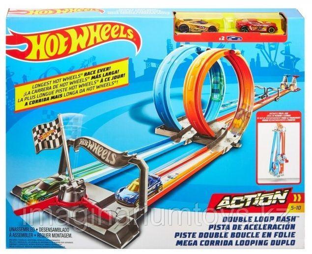 Автотрек Hot Wheels Action Хот Вилс «Двойная петля»