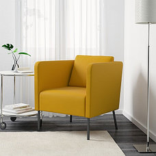Кресло ЭКЕРЁ Шифтебу желтый ИКЕА, IKEA, фото 2