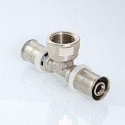 Пресс тройник латунь ВР Дн 16*1/2" (15/120)