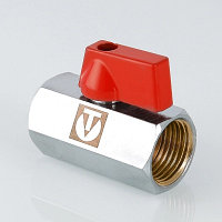 Кран шаровый мини ХРОМ Ду 15 (1/2") внутр./внутр. (10/200)