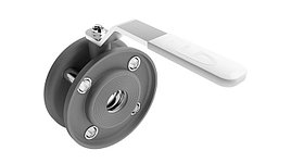 Жұмыр кран/Кран шаровой LD Стриж сталь Ду 50 Ру16 фл. оцинк.