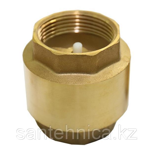 Клапан обратный латунь Ду 25 Ру16 диск пласт