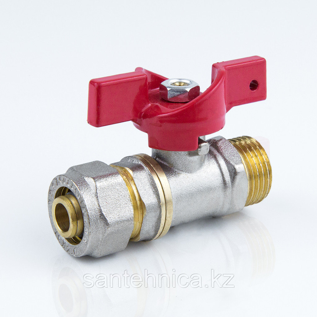 Кран шаровой 16*3/4 "П" обжим