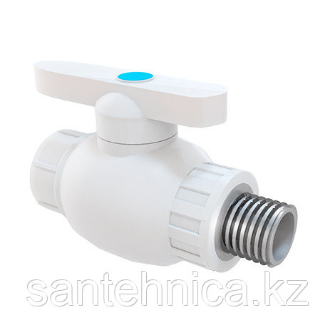 Кран шаровой Дн 20*3/4" с наруж. рез. PPR, фото 1