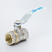 Кран шаровой латунь никель  Ду 15 (1/2") Ру40 "М/М" рычаг Aquasfera Standard (140/35)