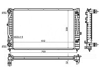 Радиатор AUDI A4 S4 1.6 1.8 1.8T 1.9TD 94-00 AUDI A6 S6 1.9TD 97-04 VW PASSAT ТАЙВАНЬ B5+ 1.6 1.8T 1.9TD 2.0