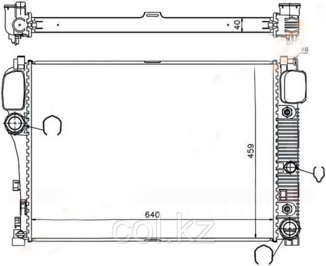 Радиатор MERCEDES S-CLASS W221//CL-CLASS W216 06-