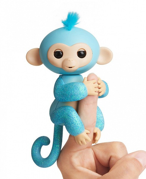 Fingerlings - Интерактивная ручная блестящая обезьянка Амелия