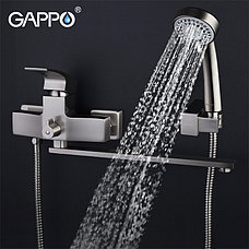 Смеситель для ванны Gappo Jacob G2207-5 сатин, фото 2