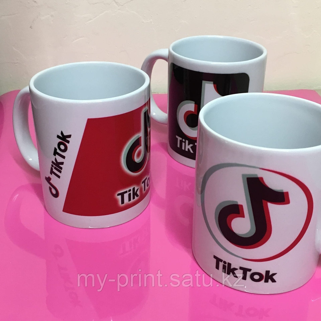 Кружки с логотипом TikTok ТикТок. - фото 2 - id-p72422537